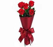 Букет 5 Красных роз Эдлесс Лав в Лесном Рязанской области