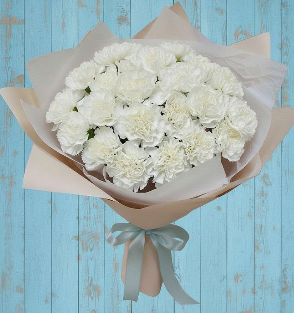 Букет цветов из: Гвоздики в Лесном Рязанской области