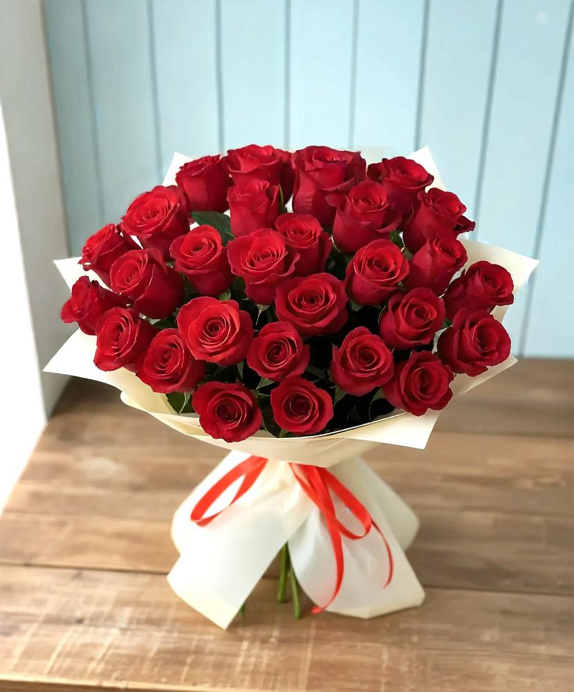 Букет 29 Красных роз в Лесном Рязанской области