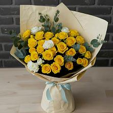 Букет цветов из:  Розы в Лесном Рязанской области