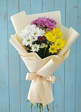 Букет цветов из:  Хризантемы в Лесном Рязанской области