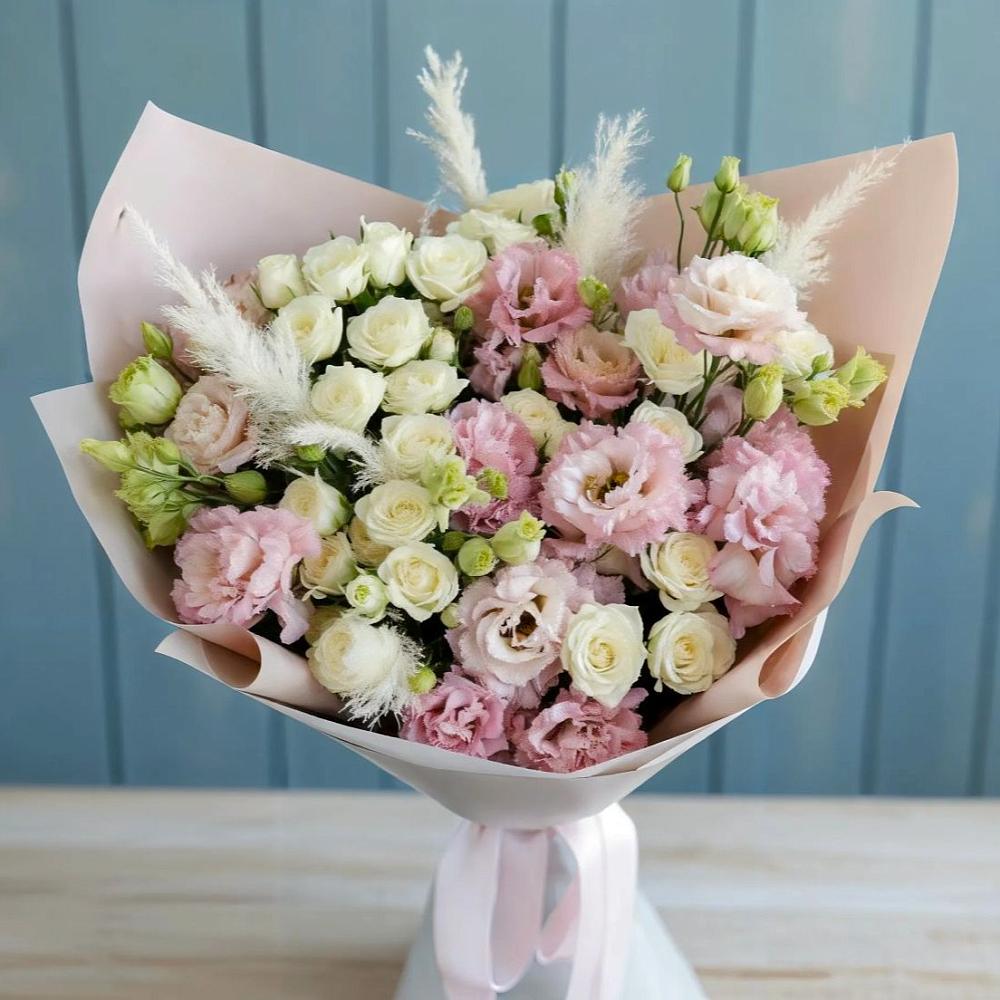 Букет цветов из: Альстромерии и Розы в Лесном Рязанской области