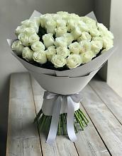 Букет 35 Белых роз в Лесном Рязанской области