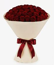 Букет 101 Бордовая роза Блэк Бакарра в Лесном Рязанской области