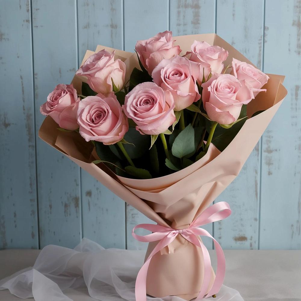 Букет цветов из: Розы в Лесном Рязанской области