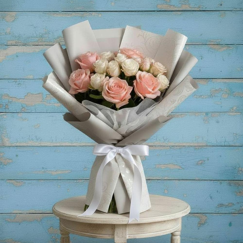 Букет цветов из: Розы в Лесном Рязанской области