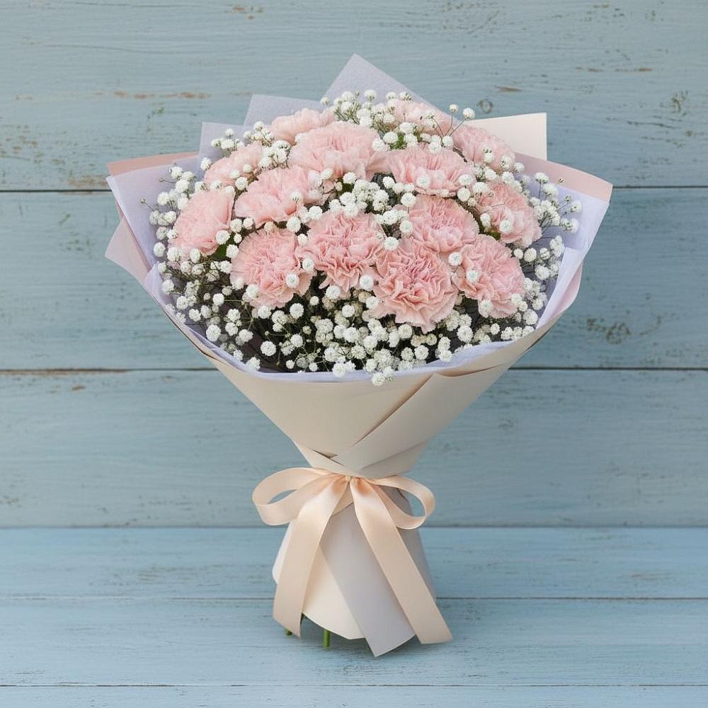 Букет цветов из: Гвоздики в Лесном Рязанской области