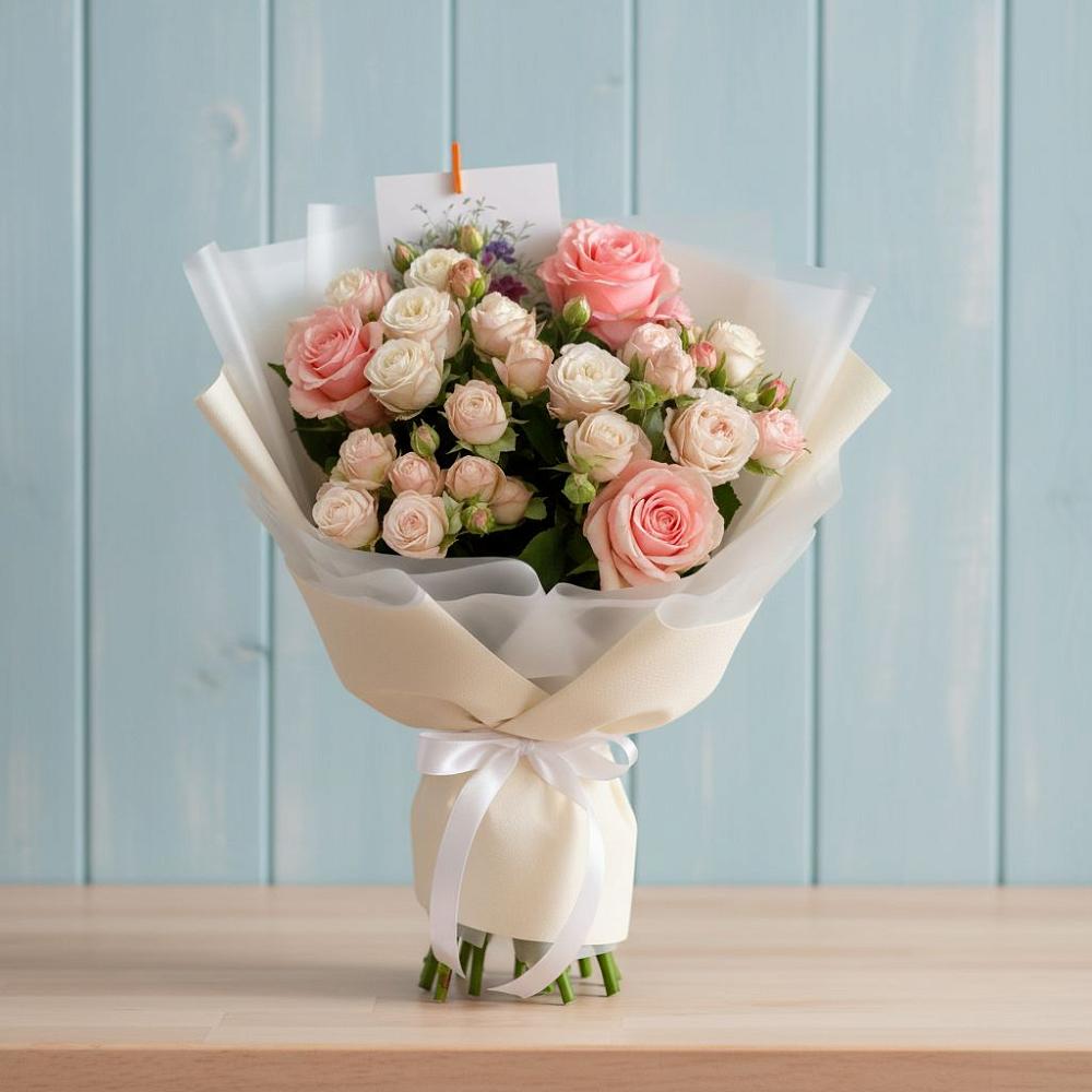 Букет цветов из: Розы в Лесном Рязанской области