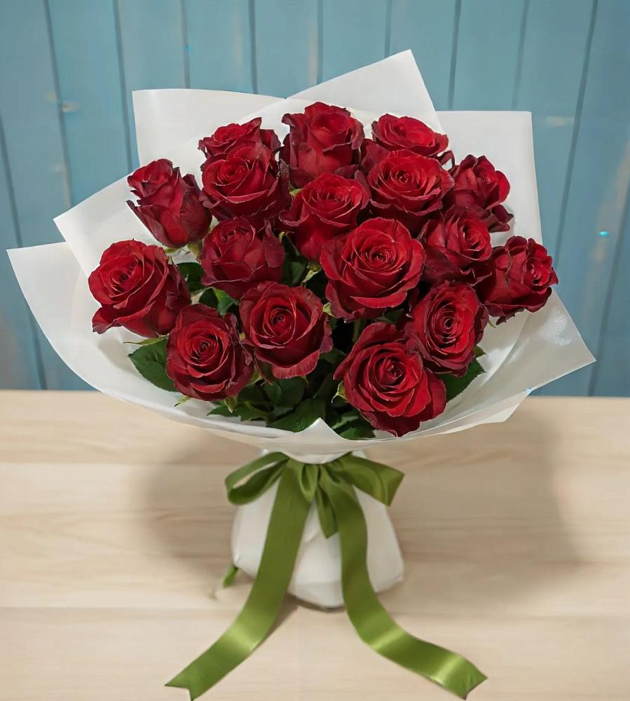 Букет Красные розы в Лесном Рязанской области