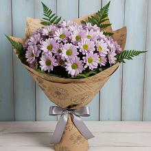 Букет цветов из:  Хризантемы в Лесном Рязанской области