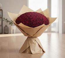 Букет 101 Красная роза в Лесном Рязанской области