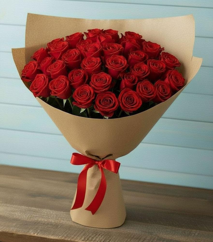Букет Красные розы Милано в Лесном Рязанской области