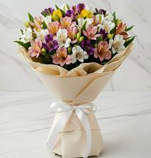 Букет цветов из:  Альстромерии #REPLACE_PRED# Лесном Рязанской области