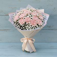 Букет цветов из:  Гвоздики в Лесном Рязанской области