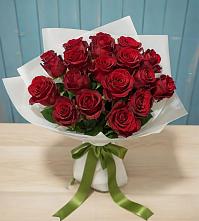 Букет Красные розы в Лесном Рязанской области