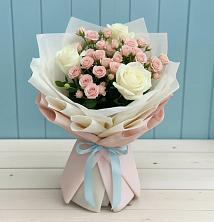 Букет цветов из:  Розы в Лесном Рязанской области