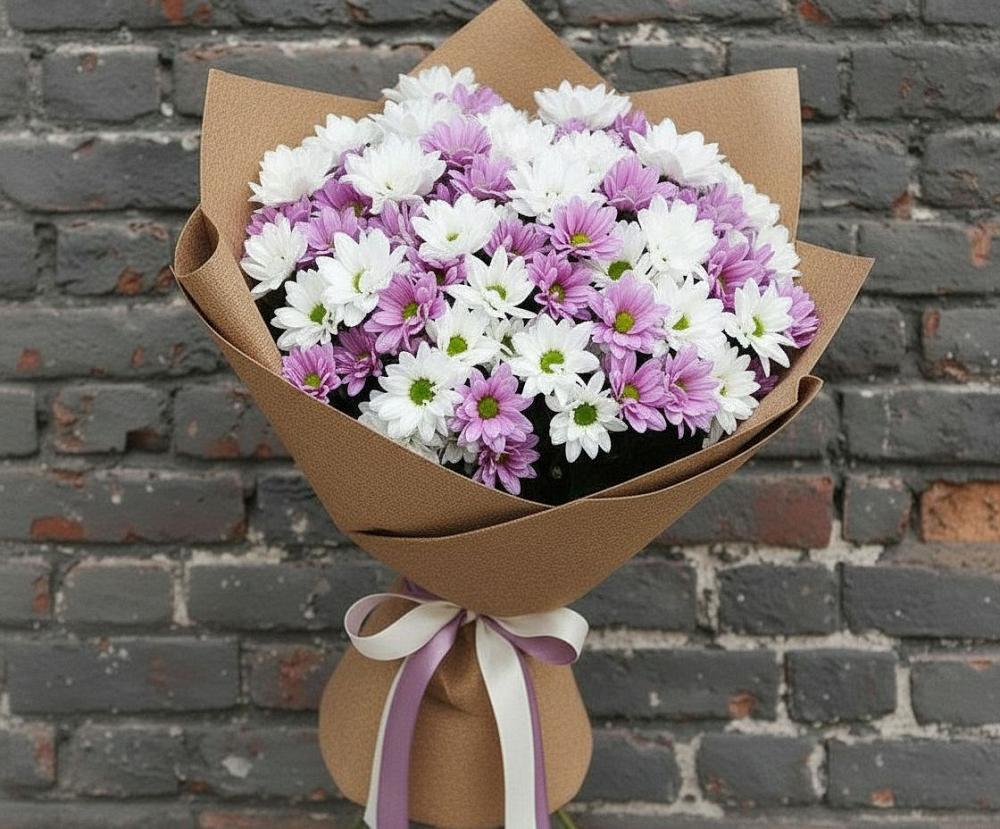 Букет цветов из: Хризантемы в Лесном Рязанской области