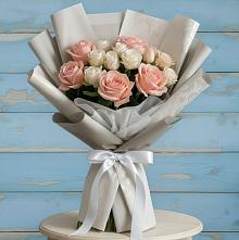 Букет цветов из:  Розы #REPLACE_PRED# Лесном Рязанской области