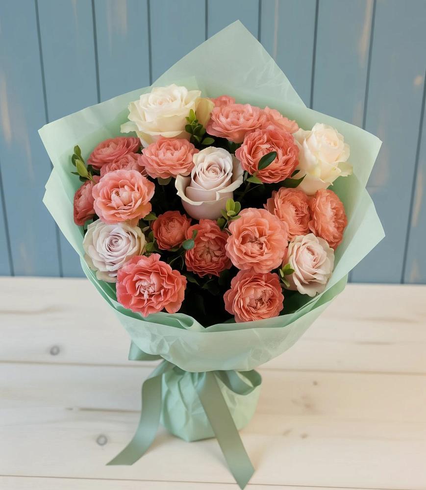 Букет цветов из: Розы в Лесном Рязанской области