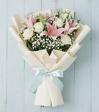 Букет цветов из:  Лилии #REPLACE_PRED# Лесном Рязанской области