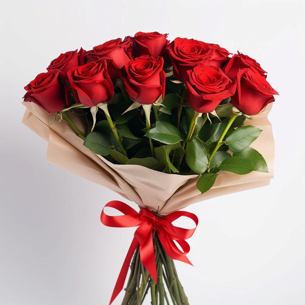 Букет 11 Красных роз Эдлесс Лав в Лесном Рязанской области