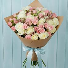 Букет цветов из:  Розы в Лесном Рязанской области